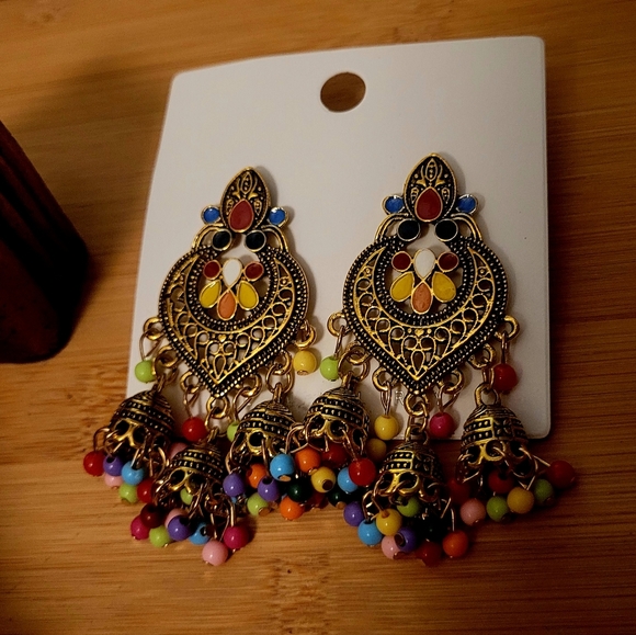 Gypsy Drop Fashion Earrings - Picture 3 of 7
